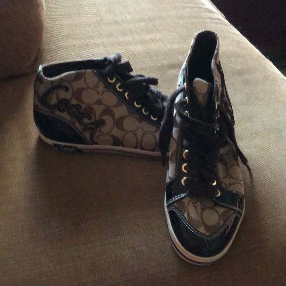 Coach casual shoes gently used
